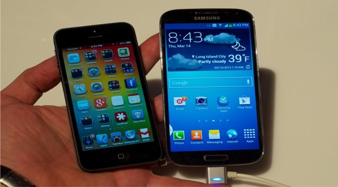 The Samsung Galaxy S4 Vs The IPhone 5